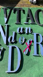 13 spiegel letters klein en groot, Huis en Inrichting, Woonaccessoires | Tekstborden en Spreuken, Ophalen of Verzenden, Gebruikt