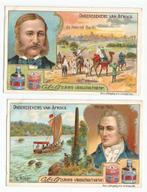 6 Reclame chromo's Cibils Onderzoekers van Afrika., Verzamelen, Merken en Reclamevoorwerpen, Ophalen of Verzenden, Gebruikt, Reclamebord