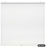 Plissegordijn dubbel, wit 100cm x 210cm, Huis en Inrichting, Ophalen, Zo goed als nieuw, Wit