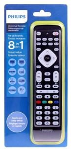 Philips Universele afstandsbediening 8 in 1 SRP2018-10Nieuw, Ophalen, Nieuw, Universeel, Dvd