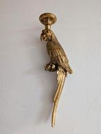 Kandelaar HD Living Parrot Gold 10 x 13 x 53 cm, Ophalen, Kunststof, 50 tot 75 cm, Zo goed als nieuw