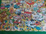 RAVENSBURGER legpuzzel DE CAMPING. Leuke chaotische puzzel., Ophalen of Verzenden, 500 t/m 1500 stukjes, Zo goed als nieuw, Legpuzzel