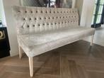 eettafel bank croco beige, Ophalen, Gebruikt, Hout, Eric Kuster