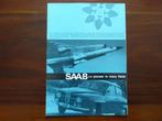 Saab 1965 brochure auto en vliegtuig, Verzenden, Zo goed als nieuw, Overige merken