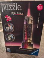 Ravensburger 3D puzzel empire state building, night edition, Ophalen, Minder dan 500 stukjes, Gebruikt, Rubik's of 3D-puzzel