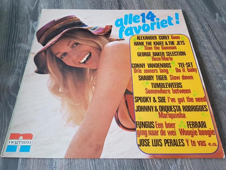 LP Alle 14 favoriet / i.z.g.s., Cd's en Dvd's, Vinyl | Pop, Zo goed als nieuw, 1960 tot 1980, 12 inch, Ophalen of Verzenden