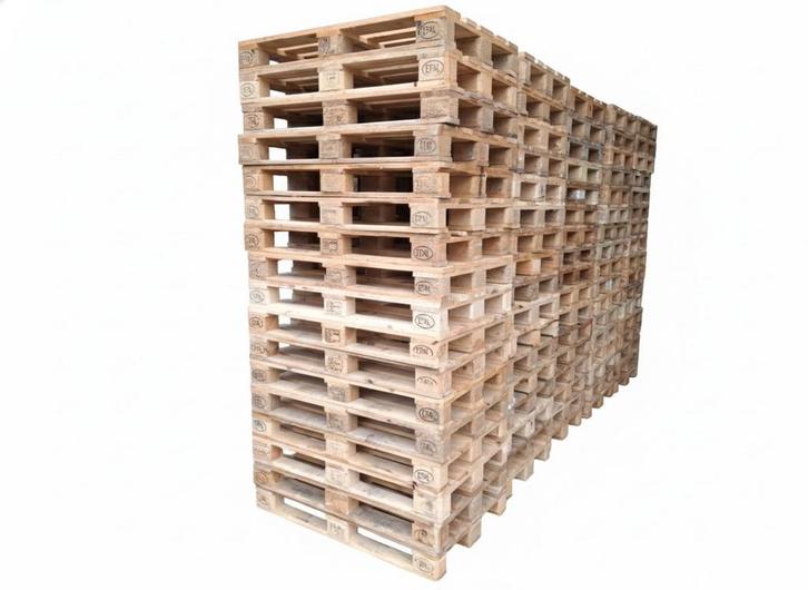 Europallets A-kwaliteit, Europallets 170 stuks. 11€, Doe-het-zelf en Verbouw, Hout en Planken, Gebruikt, Pallet, Overige houtsoorten