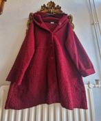 Paprika made in Italy bordeaux rood teddy warme jas capuchon, Kleding | Dames, Grote Maten, Ophalen of Verzenden, Paprika, Rood