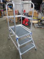 zarges trap bordestrap platform met leuningen en wielen, Doe-het-zelf en Verbouw, Ladders en Trappen, Ophalen, Trap, Zarges.com