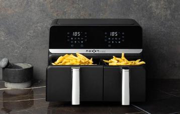 Dubbele airfryer van Nexxt met touchscreen (9L) beschikbaar voor biedingen