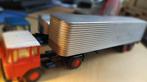 LION CAR DAF 2600 MET EUROTRAILER, I.Z.G.ST, Ophalen of Verzenden, Gebruikt, Bus of Vrachtwagen, Lion Toys