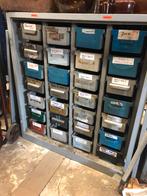 Zwaar metalen ladekast materialenkast 28 laden, Ophalen, 5 laden of meer, Minder dan 100 cm, Metaal