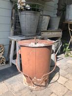 Oude zinken vuilnisbak, Ophalen, Zo goed als nieuw