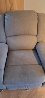 Comfortabele grijze fauteuil, Ophalen of Verzenden, Gebruikt, 75 tot 100 cm