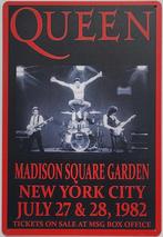 Queen concert Madison Square reclamebord van metaal wandbord, Reclamebord, Info@deconoord.nl, Deco Noord, Nieuw