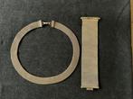 Ketting en armband gevlochten zilver van Baobab Amsterdam, Sieraden, Tassen en Uiterlijk, Ophalen of Verzenden, Zo goed als nieuw