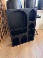 Zwarte vakken kast, Ophalen of Verzenden, Zo goed als nieuw, Minder dan 150 cm, Minder dan 100 cm