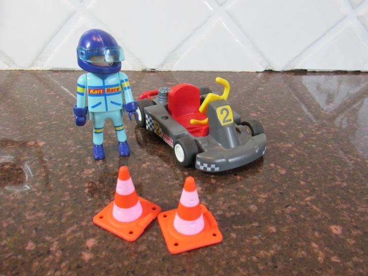 Playmobil Gokart met racer, Kinderen en Baby's, Speelgoed | Playmobil, Zo goed als nieuw, Complete set, Ophalen