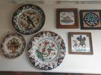 Mooi partijtje Makkummer,Workumer aardewerk, Antiek en Kunst, Antiek | Wandborden en Tegels, Ophalen