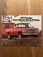 1977 Dodge Four-Wheel-Drive pickups brochure, Verzenden, Zo goed als nieuw, Overige merken