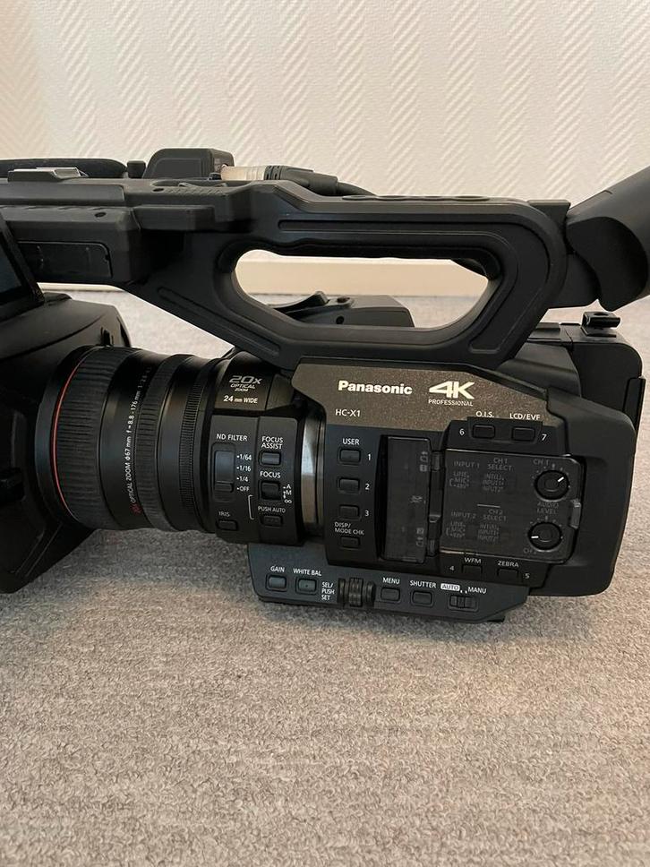 Panasonic HC-X1 4K digitale videocamera (ALS NIEUW), Audio, Tv en Foto, Videocamera's Digitaal, Zo goed als nieuw, Camera, Geheugenkaart