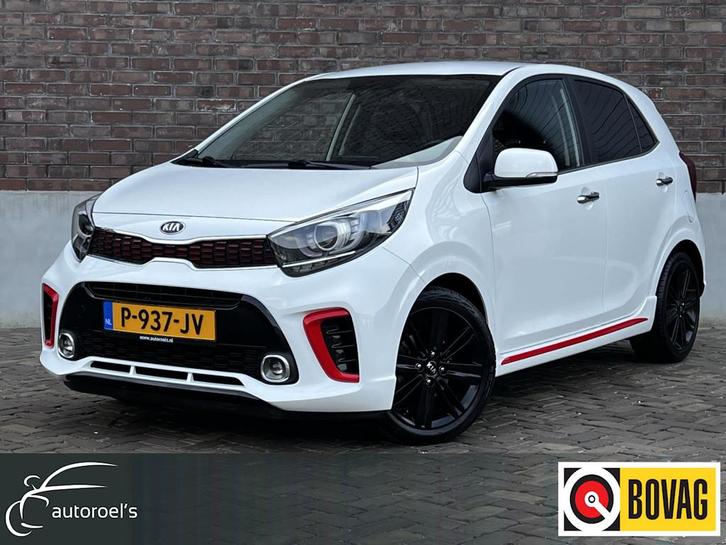Kia Picanto 1.0 CVVT GT-Line / Trekhaak (afneembaar) / Navig, Auto's, Kia, Bedrijf, Te koop, Picanto, ABS, Achteruitrijcamera