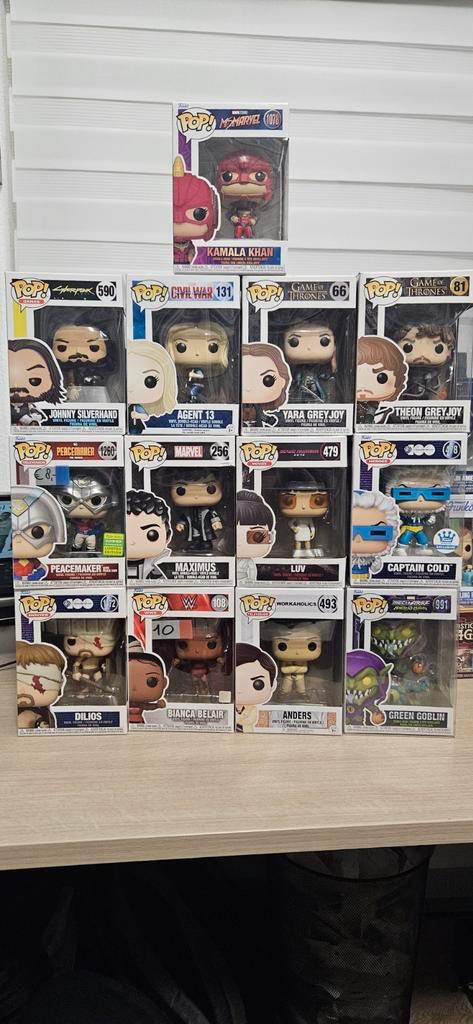 Funko Pop: diversen, €7.5 per stuk, Verzamelen, Poppetjes en Figuurtjes, Zo goed als nieuw, Ophalen of Verzenden