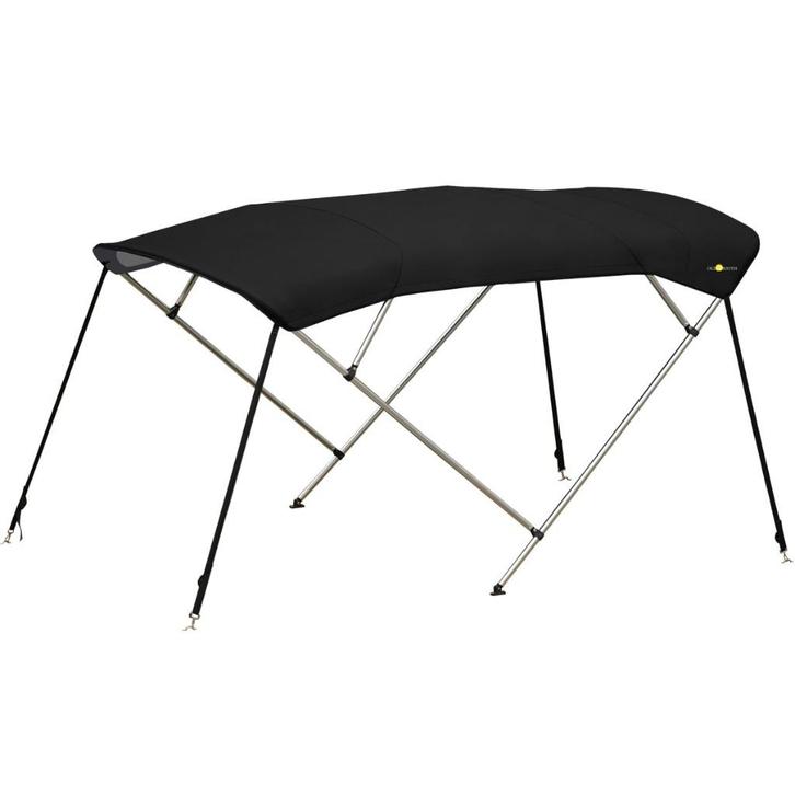 Zwarte biminitop lengte 220 cm, Watersport en Boten, Accessoires en Onderhoud, Nieuw, Overige typen, Verzenden
