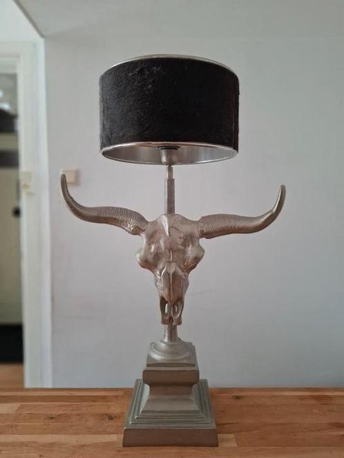 Bull skull lamp stieren schedel lamp, Huis en Inrichting, Lampen | Hanglampen, Gebruikt, 75 cm of meer, Ophalen