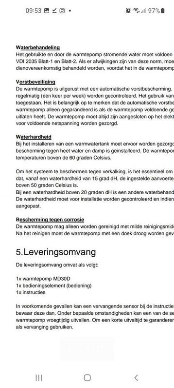 Warmtepomp Meeting MD30 D 12 kw Nieuw zwembad pomp.  beschikbaar voor biedingen
