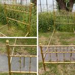 Vintage antiek messing spijlenbed bedframe eenpersoons, Antiek en Kunst, Ophalen