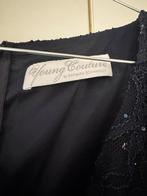Donkerblauw Young Couture Avondjurk, Maat 38/40 (M), Blauw, Barbara Schwarzer, Ophalen of Verzenden