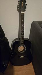 Guitar Staag Zwart, Muziek en Instrumenten, Ophalen, Western- of Steelstringgitaar