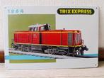 Trix Express Locomotief Metalen Wandbord Modeltrein ., Verzenden, Nieuw, Gelijkstroom, Overige merken