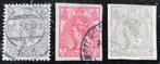 POSTZEGELS NEDERLAND WILHELMINA 1922 en 1923, Verzenden, Gestempeld