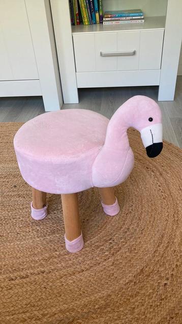 Dieren krukje flamingo beschikbaar voor biedingen