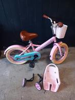 Meisjes fiets roze, Fietsen en Brommers, Fietsen | Kinderfietsjes, 16 tot 20 inch, Zijwieltjes, Ophalen of Verzenden, Zo goed als nieuw