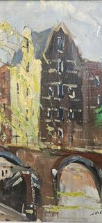 Jan Kelderman  Amsterdam-Brouwersgracht (Stokvishuis), Antiek en Kunst, Ophalen of Verzenden