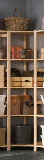 11 stuks Ikea Ivar hoekplanken en 2 hoeksteunen 226 cm, Ophalen, Zo goed als nieuw