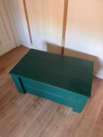 Houten Kist / Opbergkist groen, Ophalen, Gebruikt, 50 tot 100 cm, Minder dan 50 cm