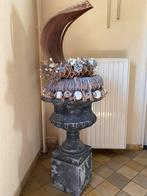 Mooe gevulde pot op sokkel (decoratie), Ophalen of Verzenden, Zo goed als nieuw