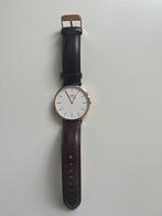 Daniel Wellington classis st mawes rose gold horloge, Overige merken, Polshorloge, Ophalen of Verzenden, Leer