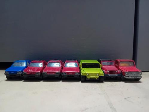 Siku opel frontero/hummer/jeep/mercedes, Hobby en Vrije tijd, Modelauto's | Overige schalen, Gebruikt, Ophalen of Verzenden