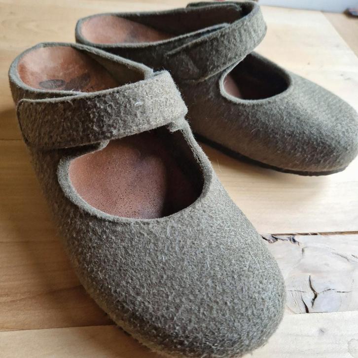 Scholl Bioprint Sloffen groen maat 38, Kleding | Dames, Schoenen, Zo goed als nieuw, Pantoffels of Sloffen, Groen, Ophalen of Verzenden