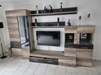 TV - wandmeubel met vitrinekasten, Ophalen of Verzenden, Zo goed als nieuw, 25 tot 50 cm, Minder dan 100 cm