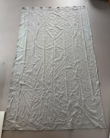 Gordijen, 4 stuks van 130 cm breed, beige beschikbaar voor biedingen