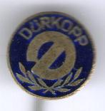 DÜRKOPP blauw op zilverkl motorfietsen speldje ( E_016 ), Verzamelen, Verzenden, Zo goed als nieuw, Transport, Speldje of Pin