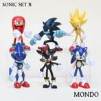SET 6 Sonic poppetjes figuren figuurtjes games nintendo sega, Avontuur en Actie, 1 speler, Nieuw, Ophalen of Verzenden