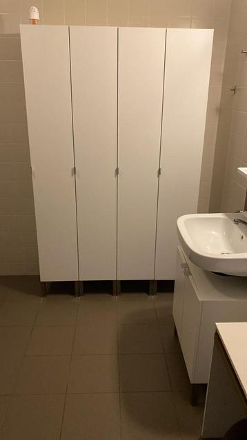 4 x Lillangen badkamer-kast lang wit  (IKEA) beschikbaar voor biedingen