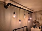 Industriële Hanglamp met 5 Lampen, Huis en Inrichting, Lampen | Hanglampen, Ophalen of Verzenden, Zo goed als nieuw, Metaal, Minder dan 50 cm